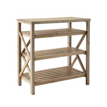 Holly Canyon Empty Seed-Starting Shelving Unit Without Lights - Gray