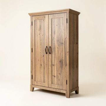 Cerna Farmhouse Storage Armoire (synthetic illustration; no displayed measurements)