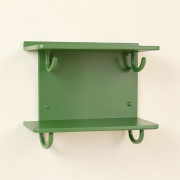 Cove Bridge Wall-Mounted Entryway Organizer Shelf - Green (synthetic illustration; no displayed measurements)