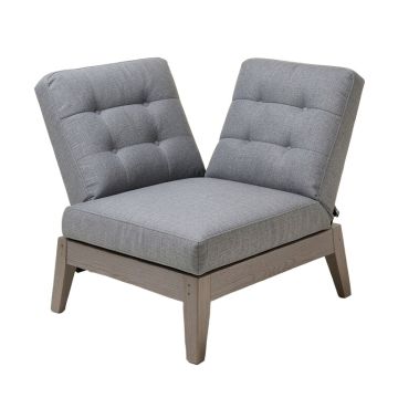 Kunz Tufted Armless Chaise Lounge