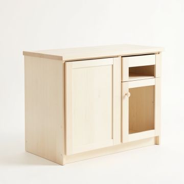 Linden Dell Freestanding Laundry Folding Counter - Ivory (synthetic illustration; no displayed measurements)