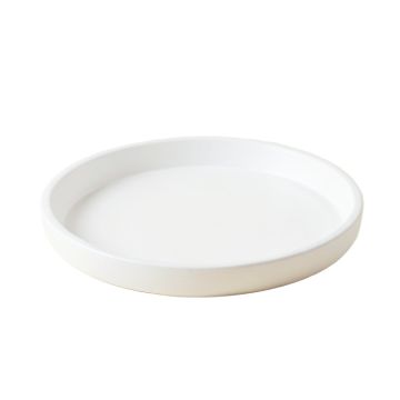 Reed Bend Serving Tray - White