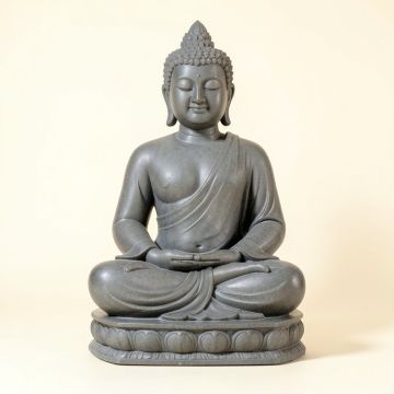 Sitting Buddha Statue (synthetic illustration; no displayed measurements)