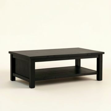 Cove Field Coffee Table - Black (synthetic illustration; no displayed measurements)