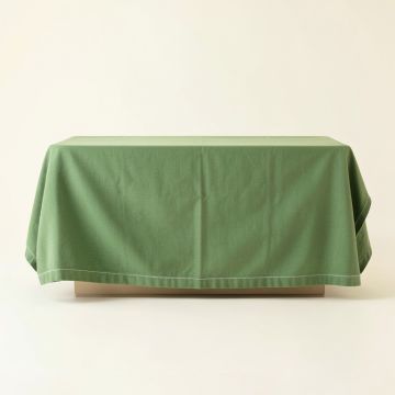 Flint Brook Flat Bed Sheet - Green (synthetic illustration; no displayed measurements)