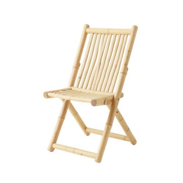 Meadow Bend Folding Outdoor Chair - Ivory