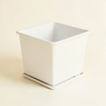 Willow Canyon Empty Planter - White (synthetic illustration; no displayed measurements)