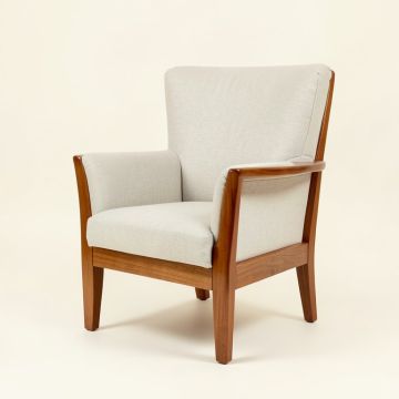 Aphina 29 '' Wide Linen Wingback Chair (synthetic illustration; no displayed measurements)