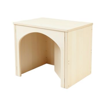 Rowan Dell Empty Furniture-Style Litter Enclosure - Ivory