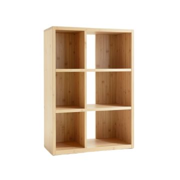 Ridge Field Freestanding Bookcase - Beige