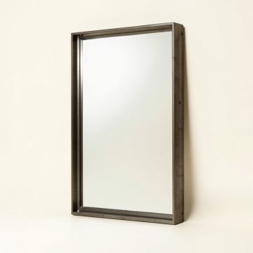 Porto Industrial Accent Mirror (synthetic illustration; no displayed measurements)