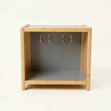 Spruce Branch Empty Mug-Storage Cabinet Insert - Gray (synthetic illustration; no displayed measurements)