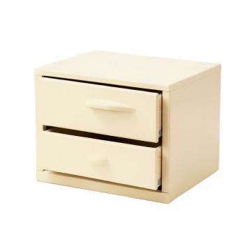 Hazel Brook Small-Parts Storage Drawer Cabinet - Cream