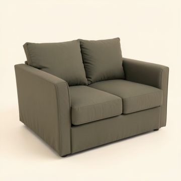 Double Sided Box Cushion Loveseat Slipcover (synthetic illustration; no displayed measurements)