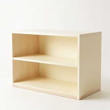 Alder Canyon Desktop Shelving Unit - Cream (synthetic illustration; no displayed measurements)