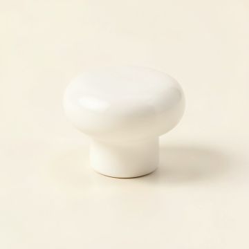 Heath Branch Cabinet Knob Without Packaging - White (synthetic illustration; no displayed measurements)