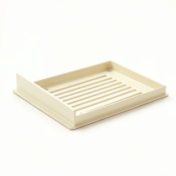 Aspen Branch Empty Under-Desk Cable Tray - Ivory (synthetic illustration; no displayed measurements)