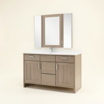 Deherrera 48 '' Single Bathroom Vanity Set (synthetic illustration; no displayed measurements)