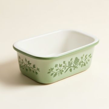 Portmeirion Botanic Garden Meat Loaf Dish (synthetic illustration; no displayed measurements)