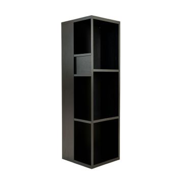 Clay Crossing Narrow Cubby Tower - Black