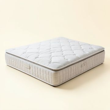 Savile Row 13.5 '' Plush Pillow Top Hybrid Mattress (synthetic illustration; no displayed measurements)