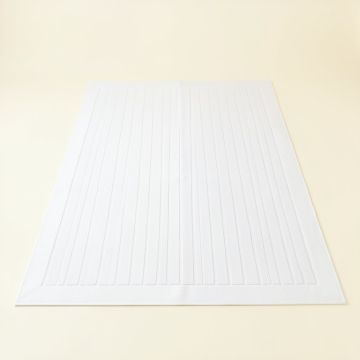 Birch Bridge Rectangular Area Rug - White (synthetic illustration; no displayed measurements)