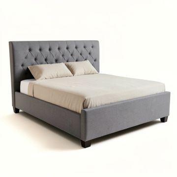 Bloomingburg Queen Tufted Upholstered Low Profile Standard Bed (synthetic illustration; no displayed measurements)