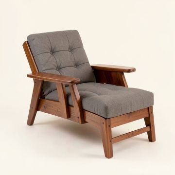 Allan Tufted Right-Arm Recessed Chaise Lounge (synthetic illustration; no displayed measurements)