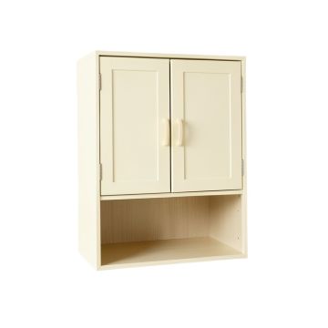 Oak Canyon Wall-Mounted Laundry Cabinet - Cream