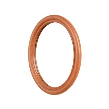 Slate Canyon Framed Wall Mirror - Terracotta