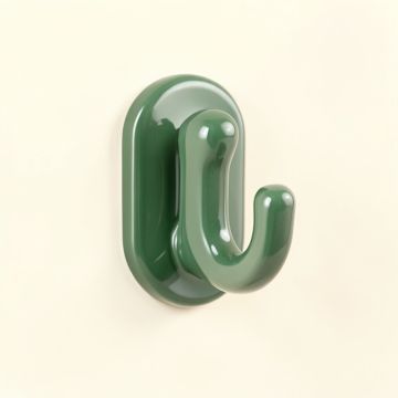 Wren Brook Wall-Mounted Robe Hook - Green (synthetic illustration; no displayed measurements)