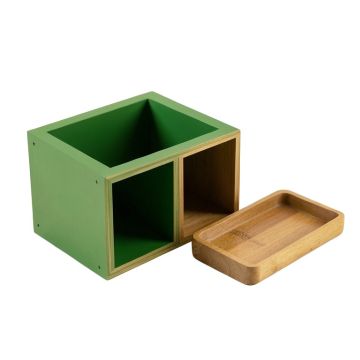 Rowan Bend Empty Coffee-Station Organizer - Green