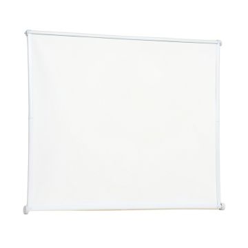 White 100 '' Diagonal Manual Projection Screen