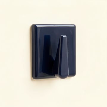 Moss Canyon Wall-Mounted Robe Hook - Navy (synthetic illustration; no displayed measurements)