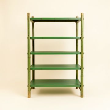 Summit Crest Empty Seed-Starting Shelving Unit Without Lights - Green (synthetic illustration; no displayed measurements)