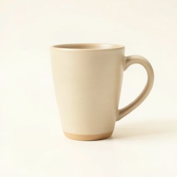Willow Bridge Ceramic Mug - Beige (synthetic illustration; no displayed measurements)