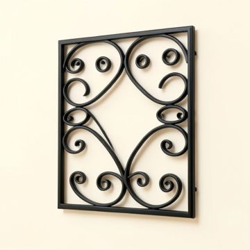 Square Ornate Scroll Wall Décor (synthetic illustration; no displayed measurements)