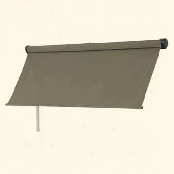144 '' W X 120 '' D Retraction Patio Awning (synthetic illustration; no displayed measurements)