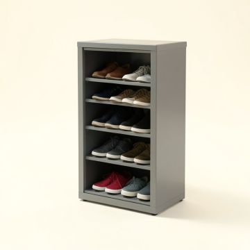 Modular Closet Shoe Storage Cabinet (synthetic illustration; no displayed measurements)