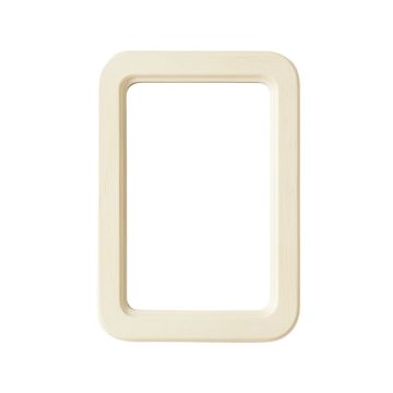 Oak Branch Framed Wall Mirror - Cream