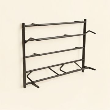 10 Ball Storage Large Wall Mounted Sports Rack (synthetic illustration; no displayed measurements)