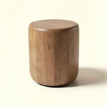 Kellaman Drum End Table (synthetic illustration; no displayed measurements)