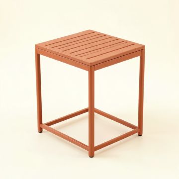 Birch Crossing Compact Balcony Table - Terracotta (synthetic illustration; no displayed measurements)