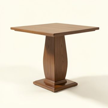 Amelia Pedestal Dining Table (synthetic illustration; no displayed measurements)