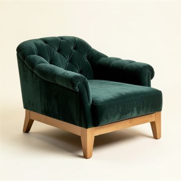 Terence Tufted Rolled Arms Chaise Lounge (synthetic illustration; no displayed measurements)