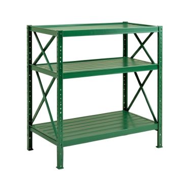 River Crest Empty Seed-Starting Shelving Unit Without Lights - Green