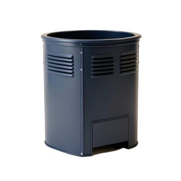 Reed Crest Closed Garden Compost Bin - Navy
