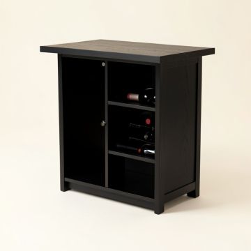 Hazeline Bar With Wine Storage (synthetic illustration; no displayed measurements)