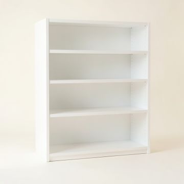 Wren Dell Freestanding Bookcase - White (synthetic illustration; no displayed measurements)