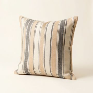 Andre Cotton Striped Throw Pillow (synthetic illustration; no displayed measurements)
